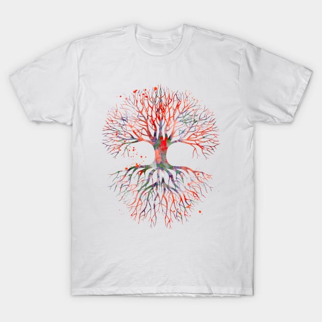 Tree of life watercolor painting 3 T-Shirt by Miao Miao Design